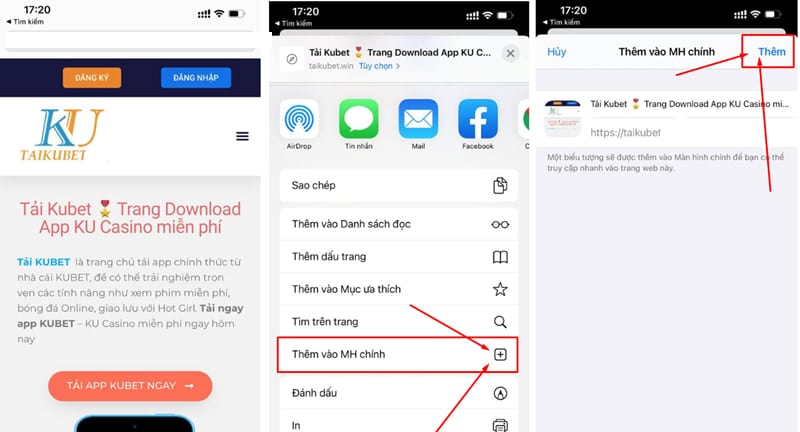 Hướng dẫn cách tải ứng dụng Kubet cho iOS