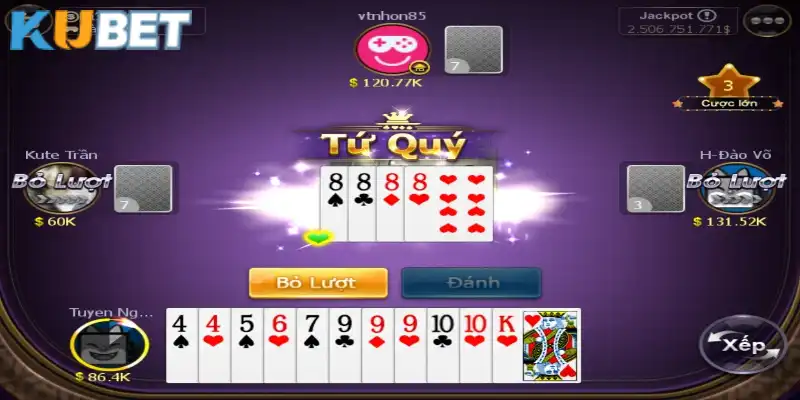 Lưu lại các bí kíp đánh tiến lên để húp tiền nhà cái