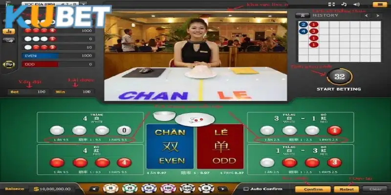 Công thức đánh xóc đĩa online rất hữu ích tại nhà cái Kubet